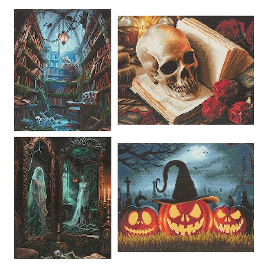 16" x 20" Mystery Halloween Diamond Art Kit by Make Market®